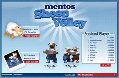 Mentos Sheep Volley