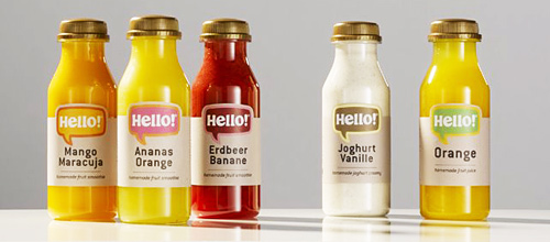 Hello! Drinks - Smoothies brand evolves interactively in Germany