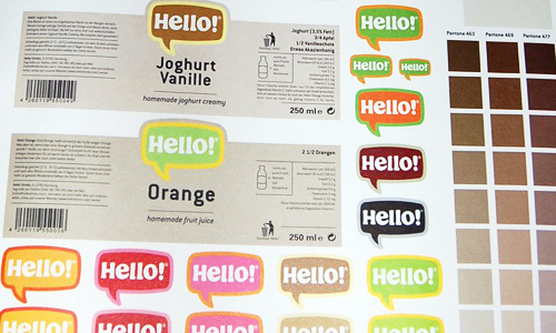 Hello! Drinks Labels