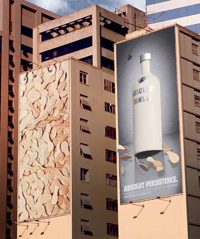 Absolut Vodka. Absolut Vanilla. Absolut Persistence