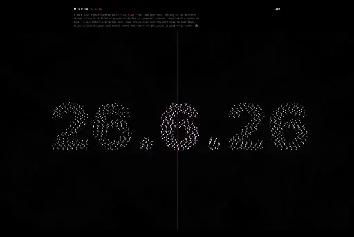 Particles that briefly spell the symmetric date 26.6.26