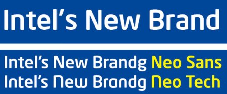 Intel's New Font: Neo Sans