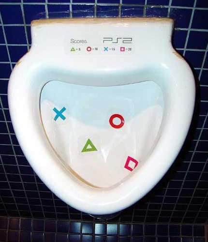PlayStation Urinal Game Ads