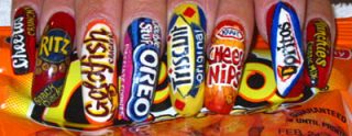 Branded Nails Image - Oreo, Cheese Nips, ...