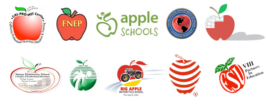Apple logos used by education institues