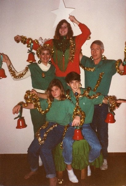 Human Christmas Tree