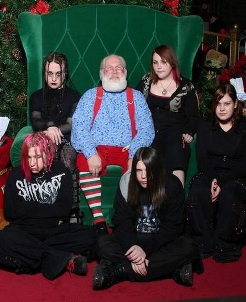Death Metal Santa Claus