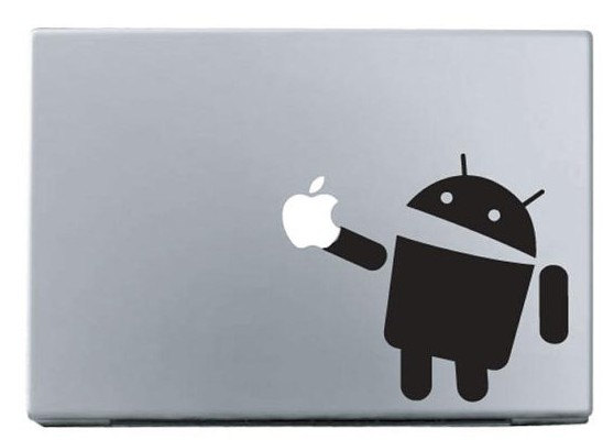 Android eats Apple
