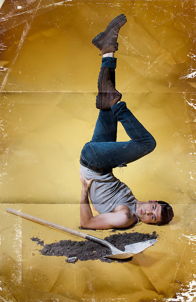 Men photographed in female poses 2