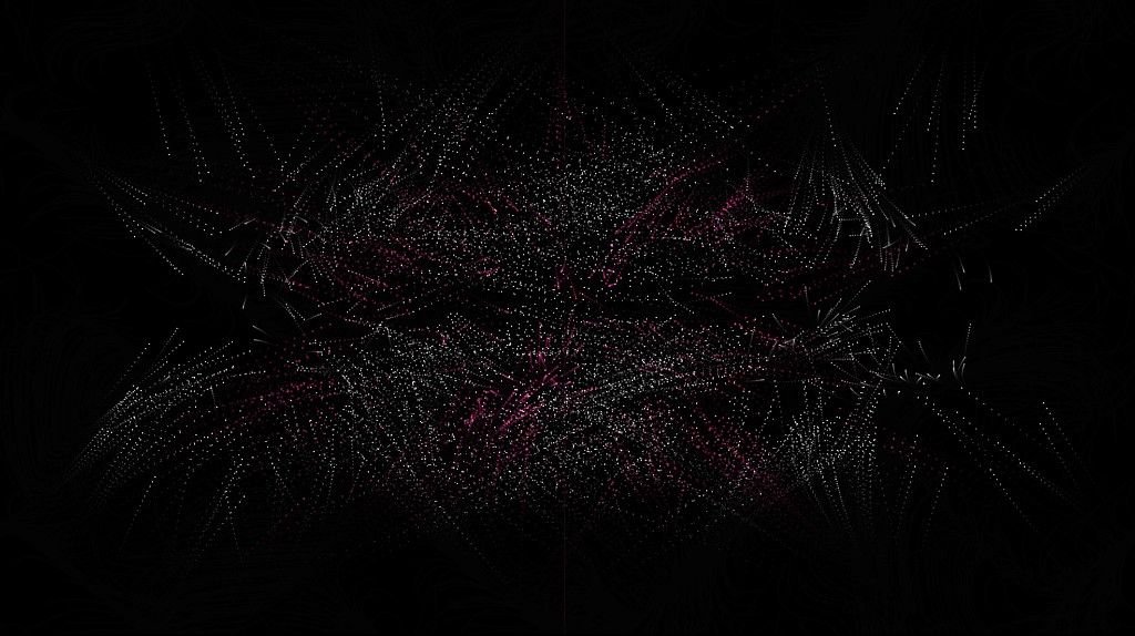 The particle field scattering back into the current