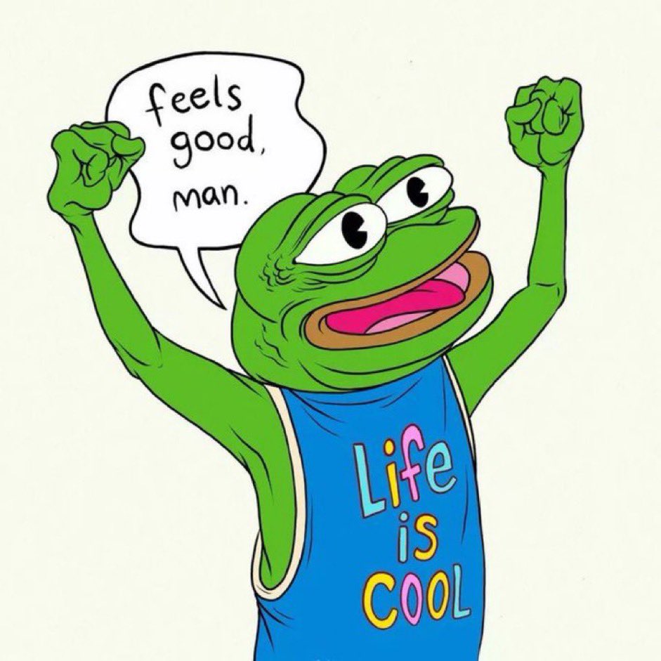 Feels good man