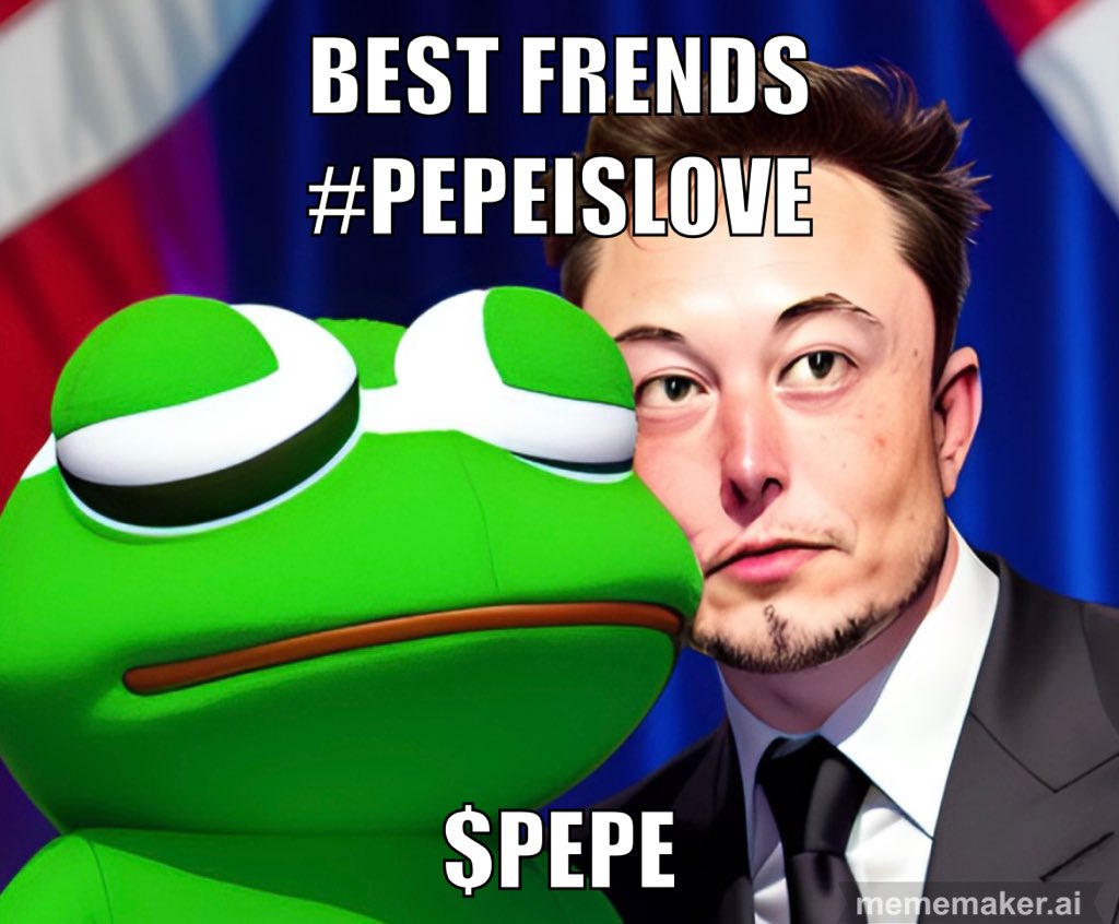 Pepe is love with Elon