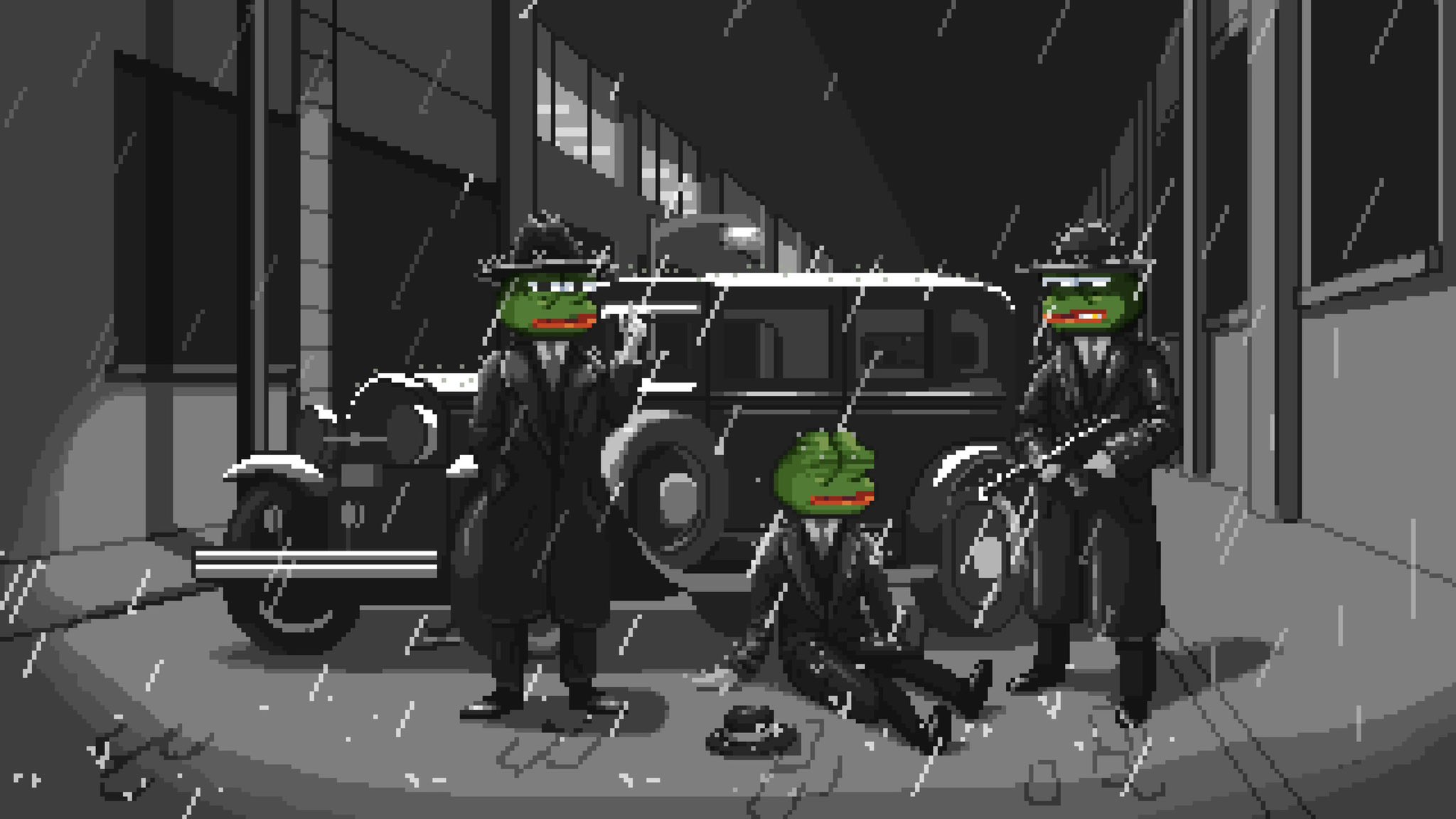 pepe pixel gangstas