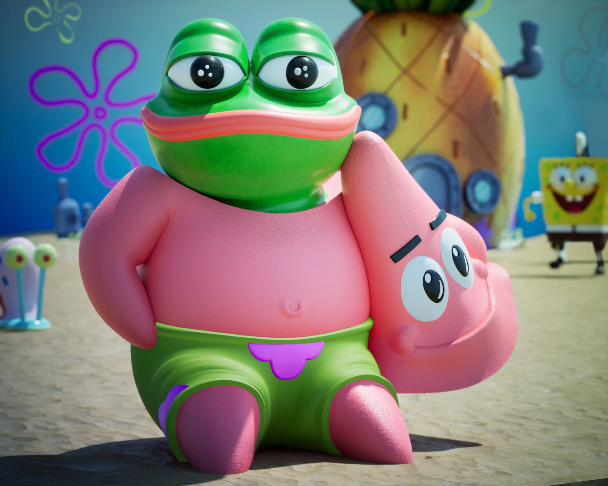 pepe spongebob