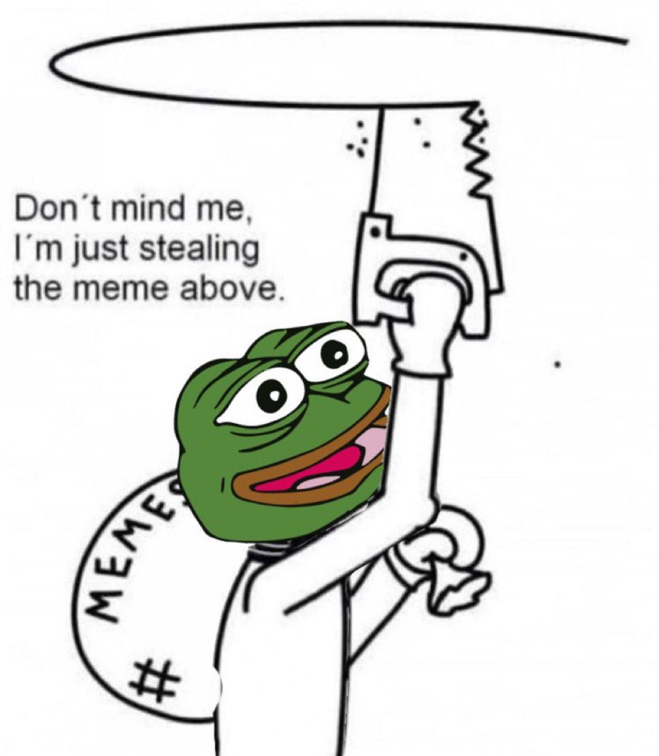 Pepe stealing memes