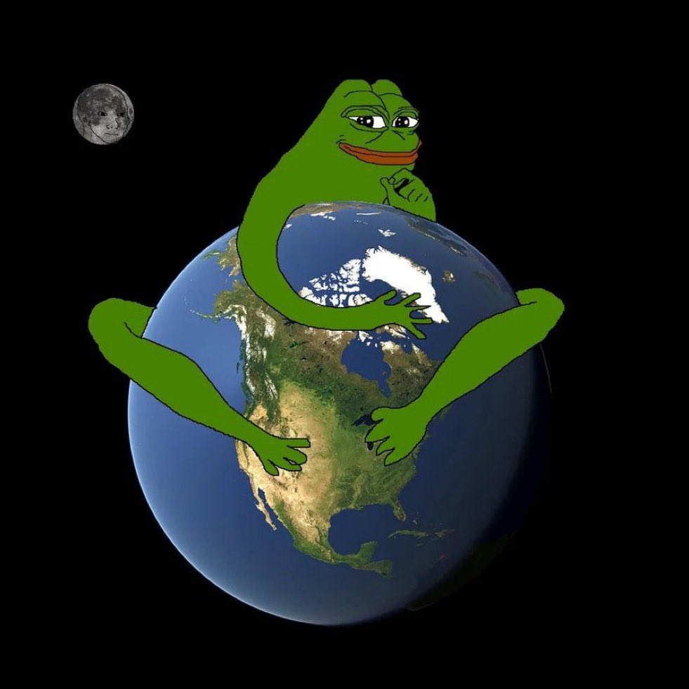 PEPE hugs the world