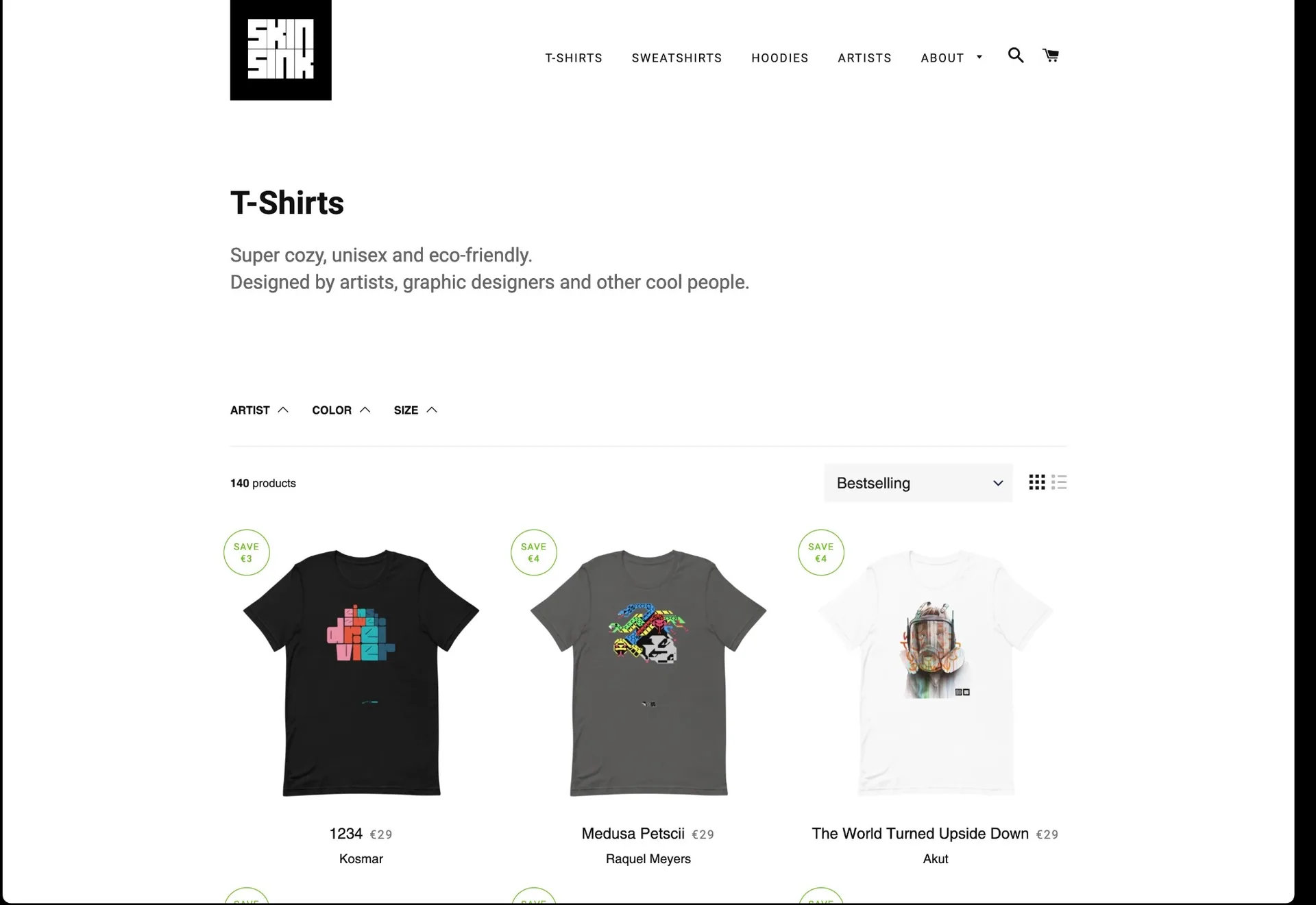 SKINSINK website