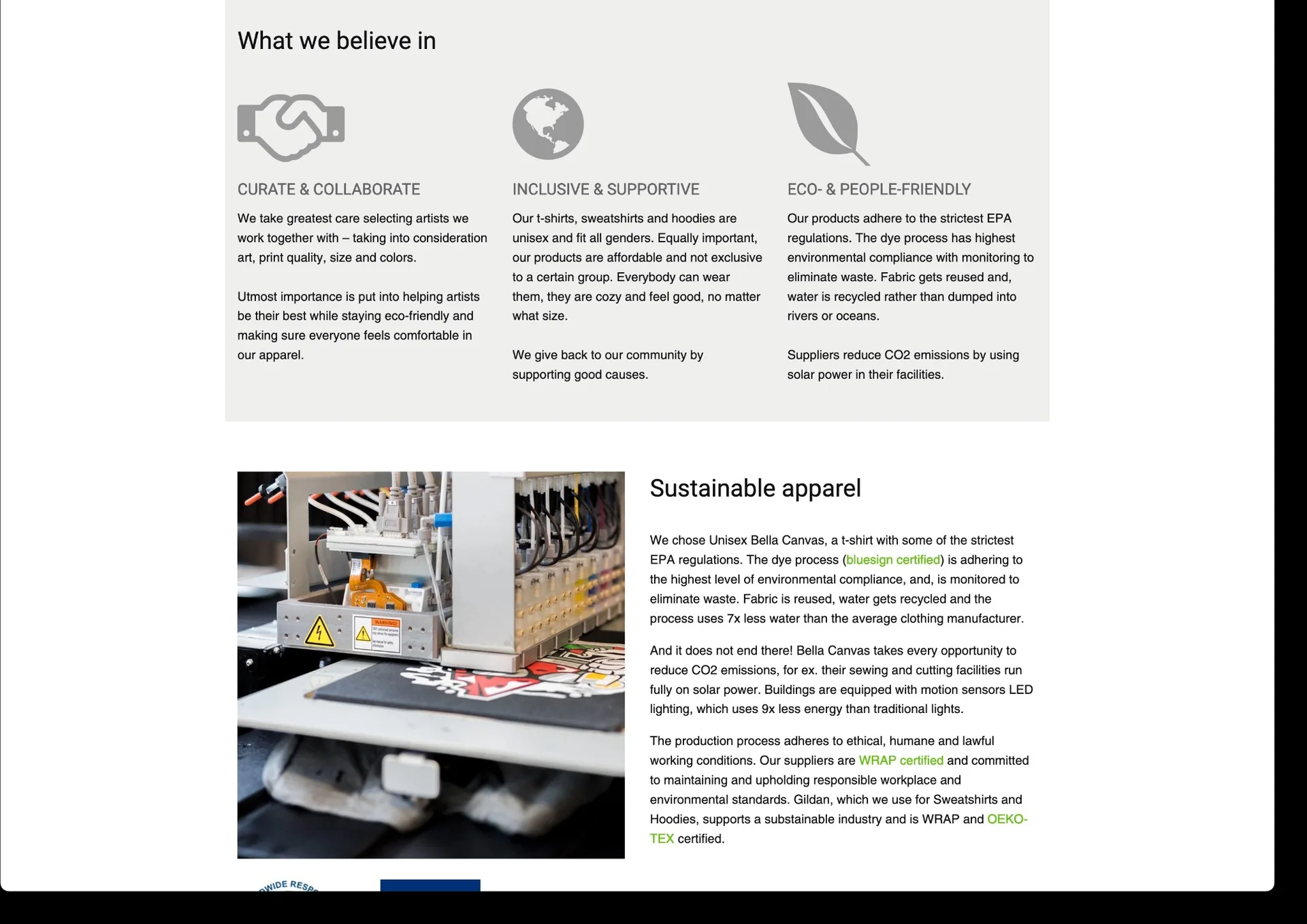 SKINSINK website