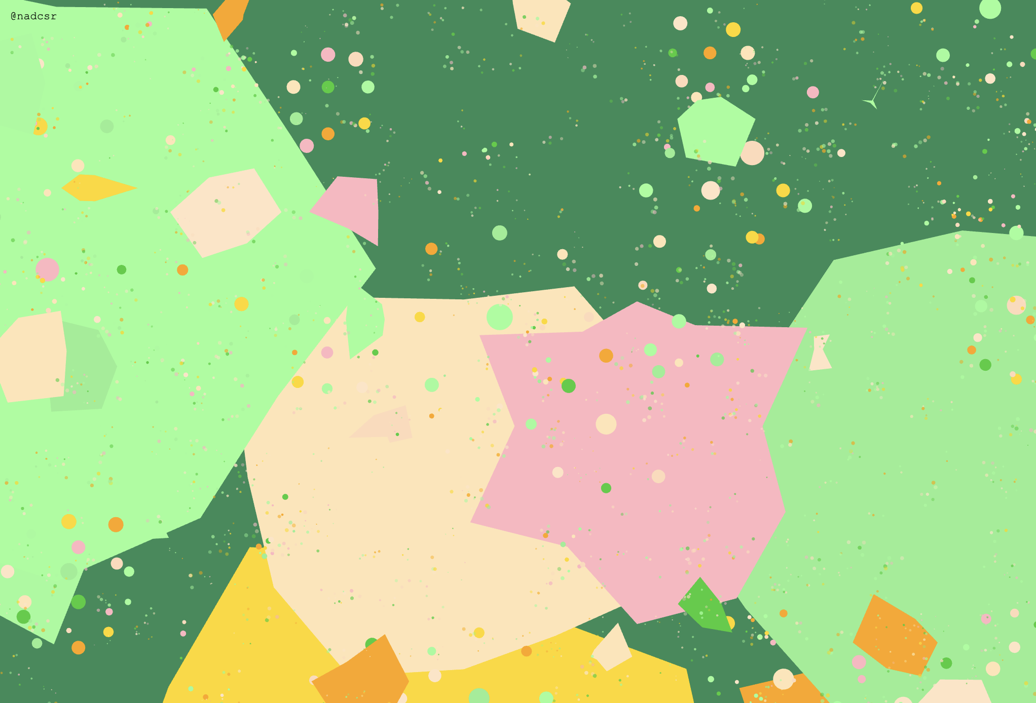 Springtime — geometric spring palette