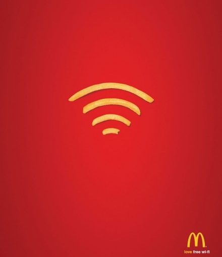 McDonald's Free Wifi Advertising