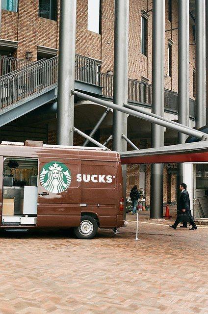 Starbucks Sucks: Unintended Typography